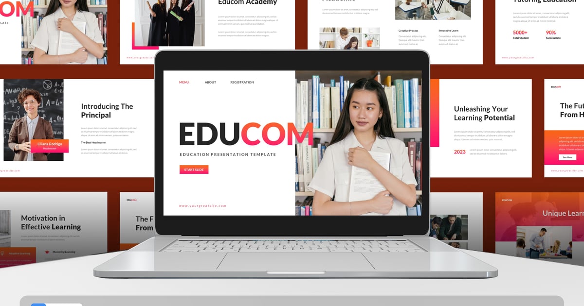 Educom – 教育主题演讲模板