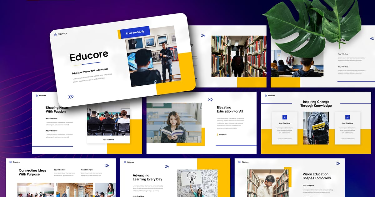 Educore – 教育类 PowerPoint 模板
