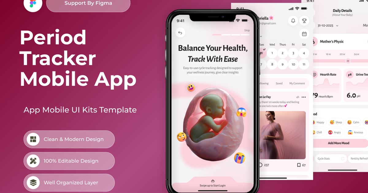 CycleBloom – 生理期追踪移动应用