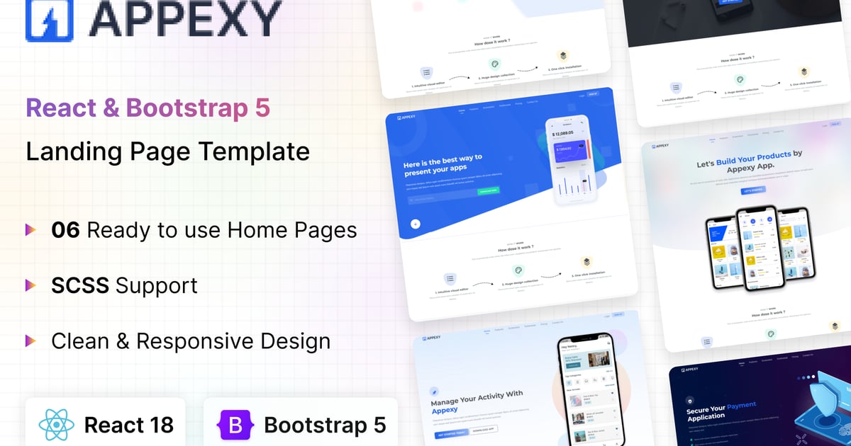 Appexy – React落地页模板