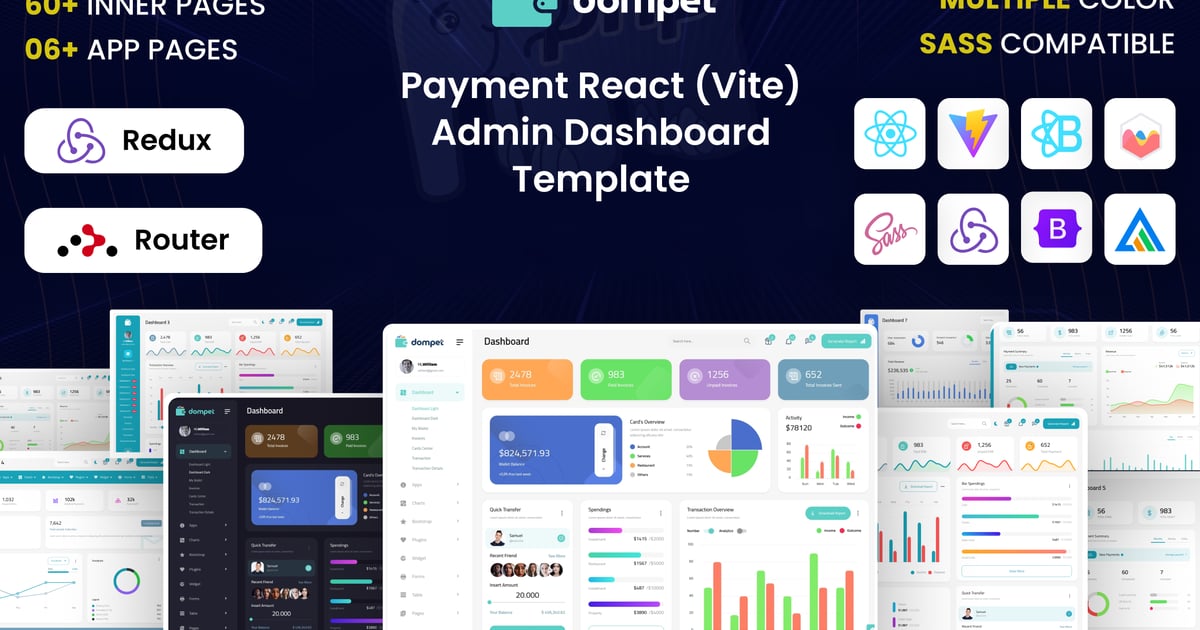 React (Vite) 管理后台模板