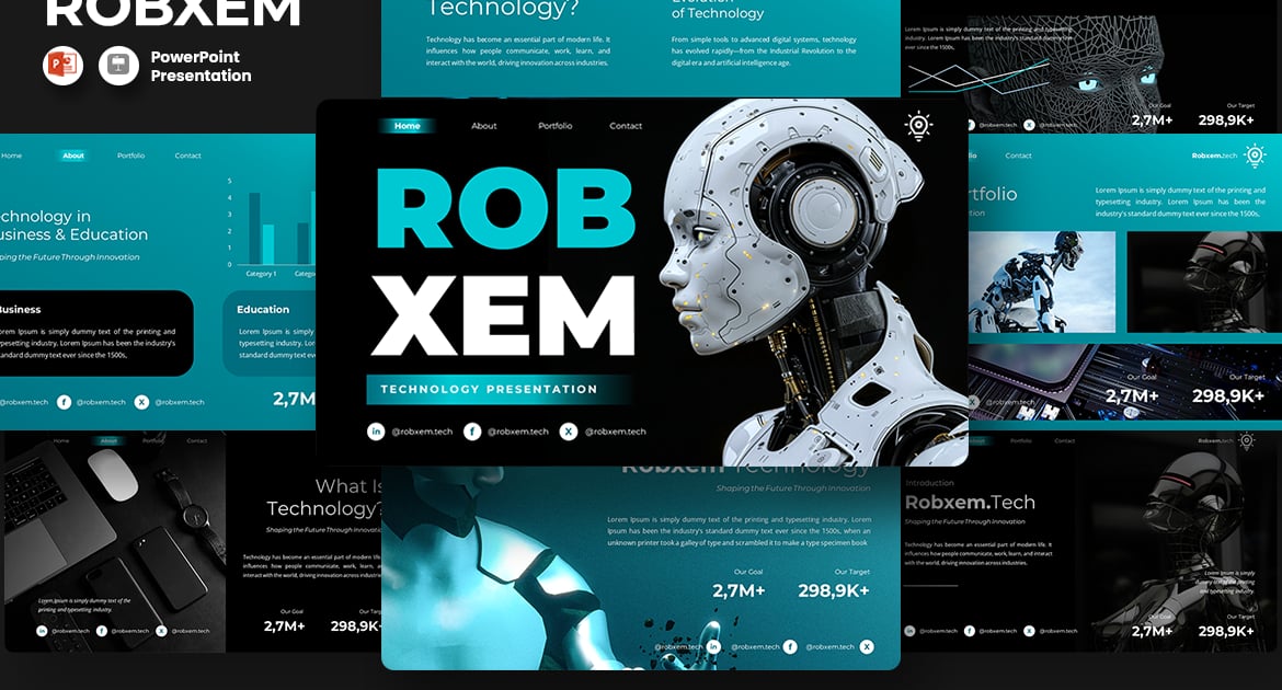 Robxem Technology – PowerPoint 模板